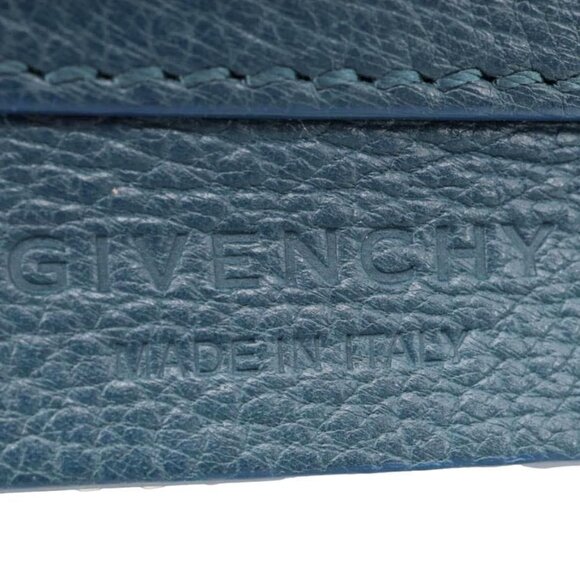 Givenchy  Antigona Leather Satchel Shoulder Bag Peacock Blue - Picture 11 of 12